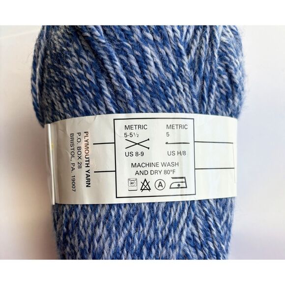 Plymouth Yarn Encore Yarn, Worsted, Acrylic / Wool Blend, Lot of 2 - Picture 3 of 3